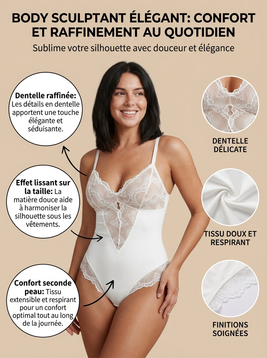 Body gainant - Dentelle sexy